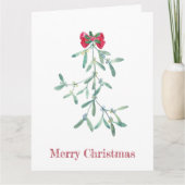 Mistletoe Karte (Vorderseite)