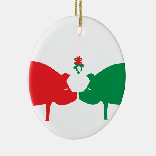 Mistletoe Keramik Ornament (Rechts)