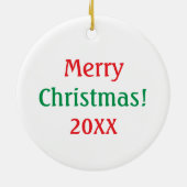 Mistletoe Keramik Ornament (Hinten)