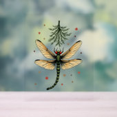 Mistletoe Kiss Dragonfly Acrylschild (Neutral)