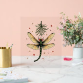 Mistletoe Kiss Dragonfly Acrylschild (Hochzeit)