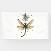 Mistletoe Kiss Dragonfly Banner (Horizontal)