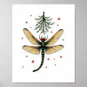 Mistletoe Kiss Dragonfly Poster (Vorne)