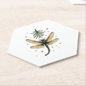 Mistletoe Kiss Dragonfly Untersetzer (angewinkelt)