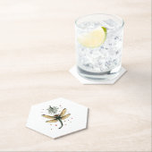 Mistletoe Kiss Dragonfly Untersetzer (Vor Ort)