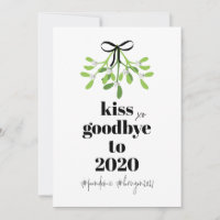 Mistletoe Kiss Goodbye to 2020 Do-Over Funny Spaß