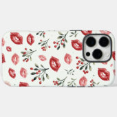 Mistletoe Kisses Case-Mate iPhone Hülle (Rückseite (Horizontal))