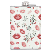 Mistletoe Kisses Flachmann (Rückseite)