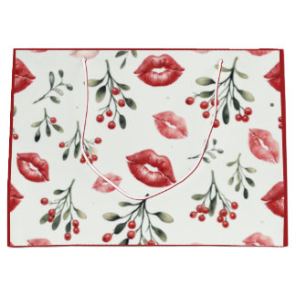 Mistletoe Kisses Große Geschenktüte
