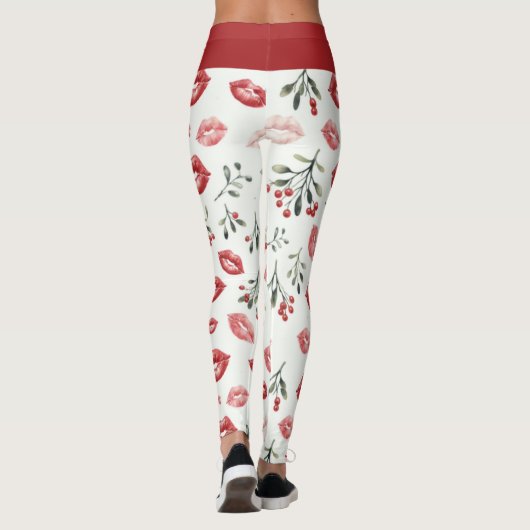 Mistletoe Kisses Leggings (Rückseite)