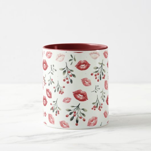 Mistletoe Kisses Tasse (Zentrum)