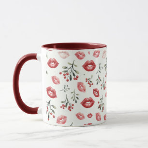 Mistletoe Kisses Tasse