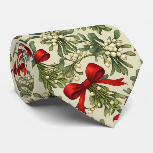 Mistletoe Krawatte (Gerollt)