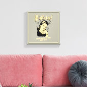 Mistletoe: Küssen unter Bush seit 1378 Leinwanddruck (Insitu (Wohnzimmer))