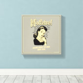 Mistletoe: Küssen unter Bush seit 1378 Leinwanddruck (Insitu (Holzboden))