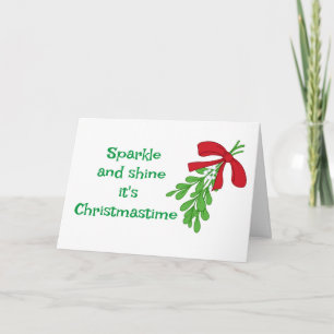 **MISTLETOE** MACHT DIE WELTWEITE RUNDKARTE KARTE