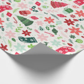 Mistletoe Magic Christmas Wrapping Paper Geschenkpapier (Ecke)