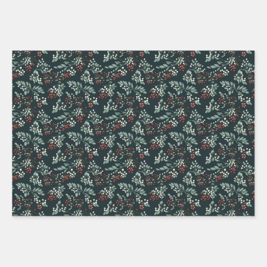 Mistletoe Magic Wrapping Paper Geschenkpapier Set (Vorderseite 3)