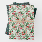 Mistletoe Magic Wrapping Paper Geschenkpapier Set (Beispiel)