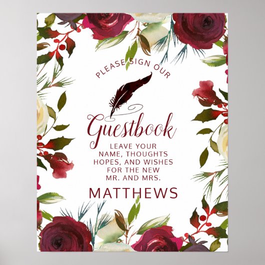 Mistletoe Manor Bitte Unterschreiben Sie unser Gäs Poster (Vorne)