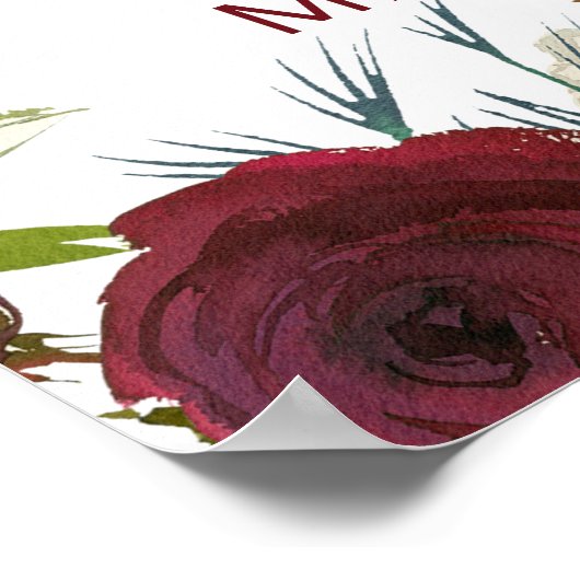 Mistletoe Manor Bitte Unterschreiben Sie unser Gäs Poster (Ecke)