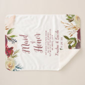 Mistletoe Manor Bloral zu Trauzeugin Zitat Sherpadecke (Vorderseite (Horizontal))