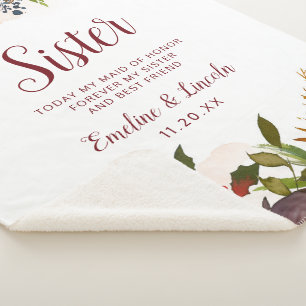 Mistletoe Manor Chic zum Zitat von Schwester Heart Sherpadecke