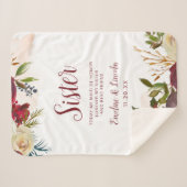 Mistletoe Manor Chic zum Zitat von Schwester Heart Sherpadecke (Vorderseite (Horizontal))