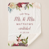 Mistletoe Manor Der neue Mr. & Mrs. Newlyweds Sherpadecke (Vorderseite)