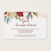 Mistletoe Manor Guest Accommodation Insert Card (Vorderseite)