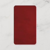 Mistletoe Manor Watercolor Blumenzwiebeldetails Begleitkarte (Rückseite)