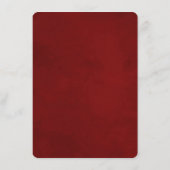 Mistletoe Manor Watercolor Pinakothek Züst Weinkul Menükarte (Rückseite)