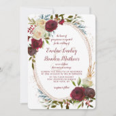 Mistletoe Manor Watercolor Ristorante La Lanchetta Einladung (Vorderseite)