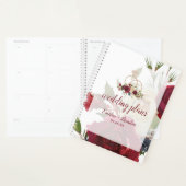 Mistletoe Manor Watercolor Winter Wedding Plans Planer (Anzeige)