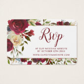 Mistletoe Manor Wedding Website UAWG Insert Cards (Vorderseite)
