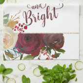 Mistletoe Manor Weihnachten Frohe und schöne Ferie Geschirrtuch (Gefaltet)