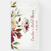 Mistletoe Manor Winter Brautparty Willkommen Banner (Vertikal)