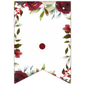 Mistletoe Manor Winter Bridge to Be Brautparty Wimpelkette (Zweite Fahne)