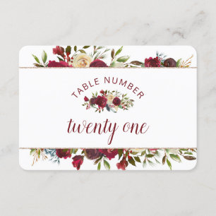 Mistletoe Manor Winter Chic Hochzeitstisch Zahlen Einladung