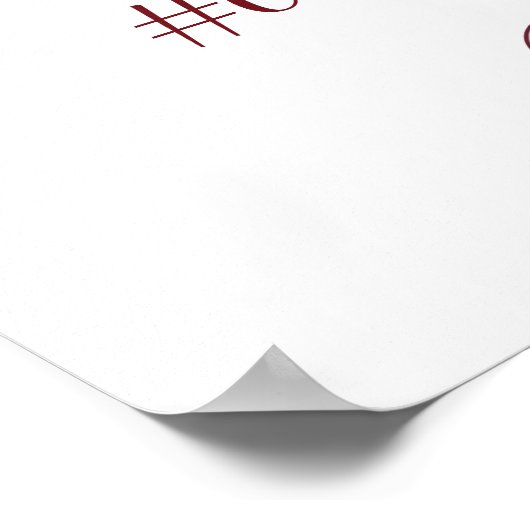 Mistletoe Manor Winter Liebe Hochzeitszeichen teil Poster (Ecke)