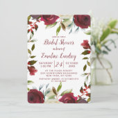 Mistletoe Manor Winter Wedding Brautparty Einladung (Stehend Vorderseite)