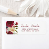 Mistletoe Manor Winter Wedding Rücksendeadresse (Insitu)