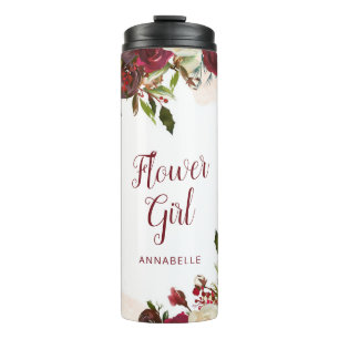 Mistletoe Manor Winterkiefer individuell für Blume Thermosbecher