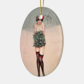 Mistletoe Miss Keramikornament (Links)