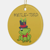 Mistletoe "Mistle Toad" Keramik Ornament (Links)
