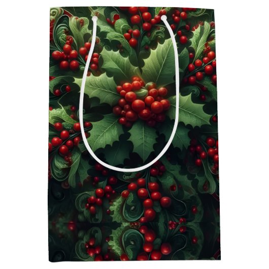 Mistletoe Mittlere Geschenktüte (Vorderseite)