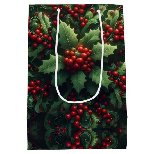 Mistletoe Mittlere Geschenktüte (Rückseite)