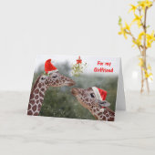 Mistletoe Moments Card GIRLFRIEND Karte (Gelbe Blume)