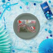 Mistletoe Moments Paper Plate Pappteller (Party)