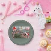 Mistletoe Moments Paper Plate Pappteller (Party)